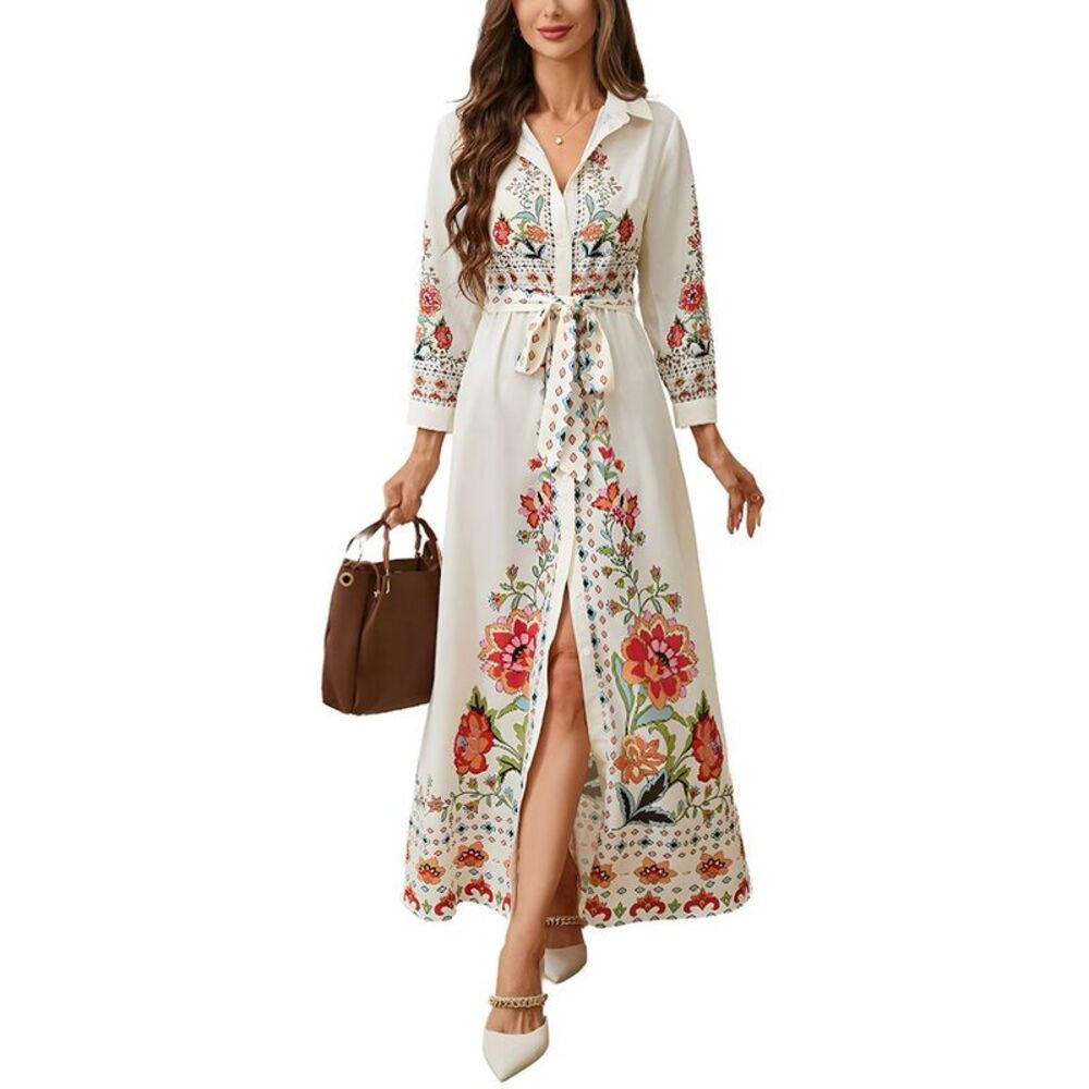 Camila Blanco Womens  Maxi Dress, White